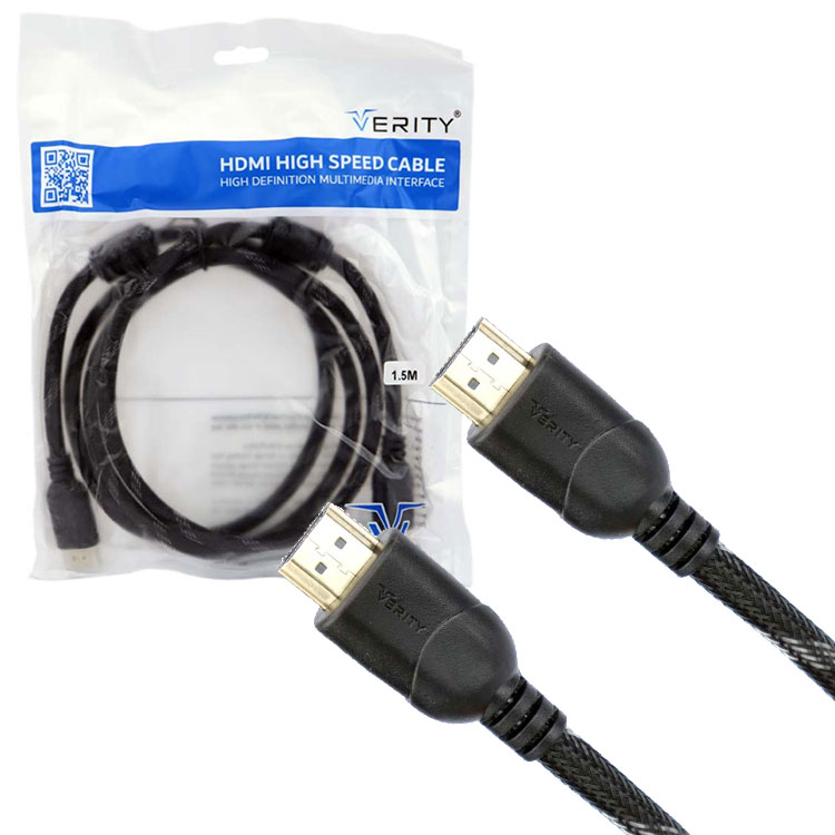 کابل 1.5 متری HDMI کنفی VERITY — تصویر ۵