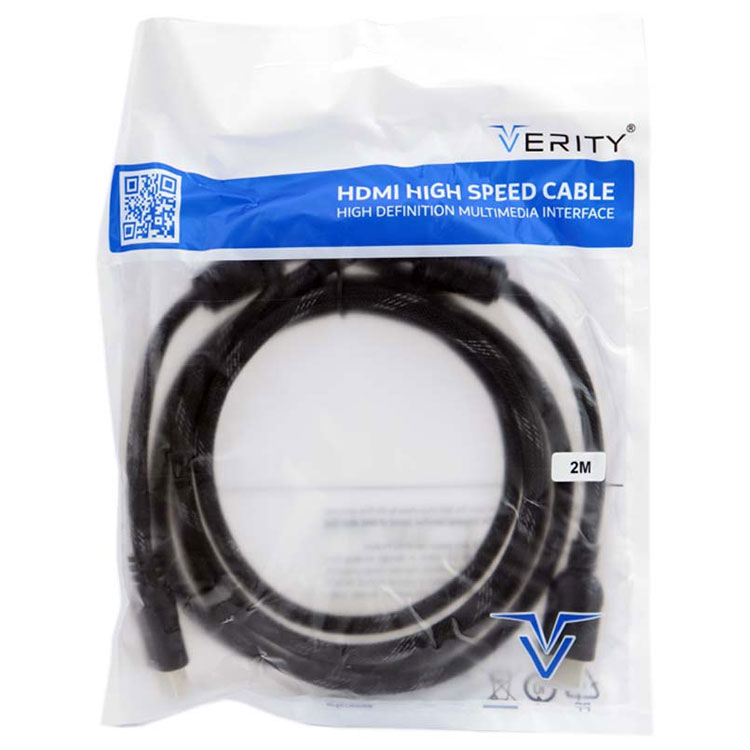 کابل 2 متری HDMI کنفی VERITY — تصویر ۶
