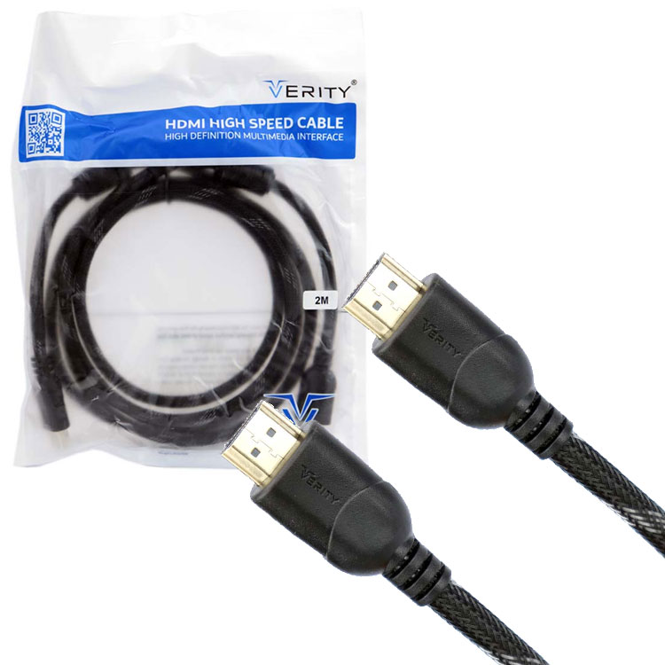 کابل 2 متری HDMI کنفی VERITY — تصویر ۵